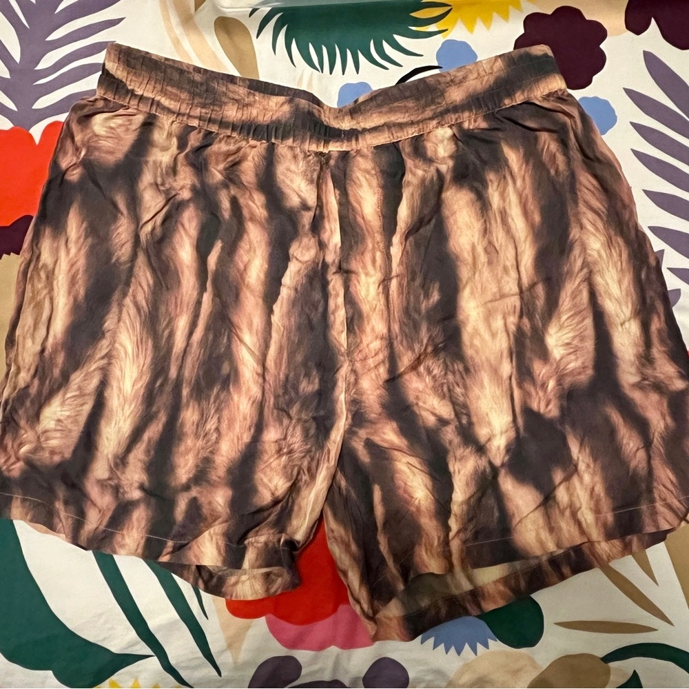 Opening Ceremony Silk Fur Print Boxers